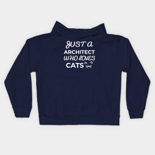 architect cat Kids Hoodie